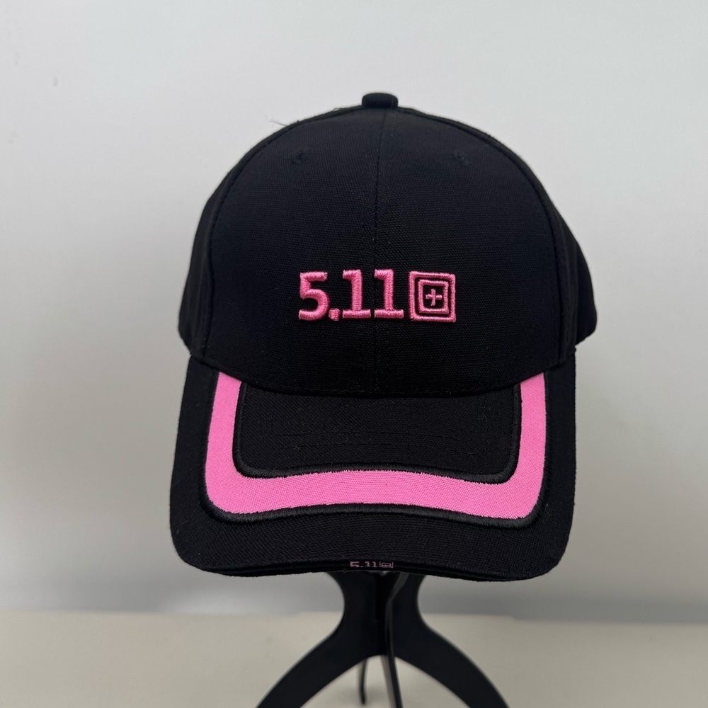 5.11 Tactical Black Pink Baseball Cap 2010 Breast Cancer Awareness Adjustable